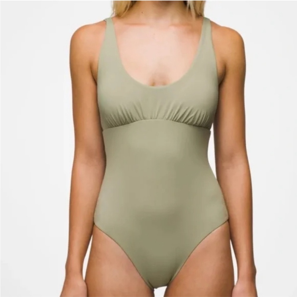 prAna Mallorca One Piece in Sweet Agave Green Size Small